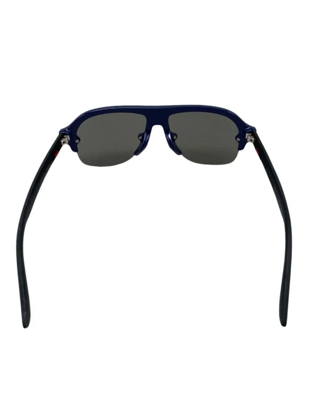 Gucci Sunglasses Asian Fit Logo Navy Blue Black Eyewear